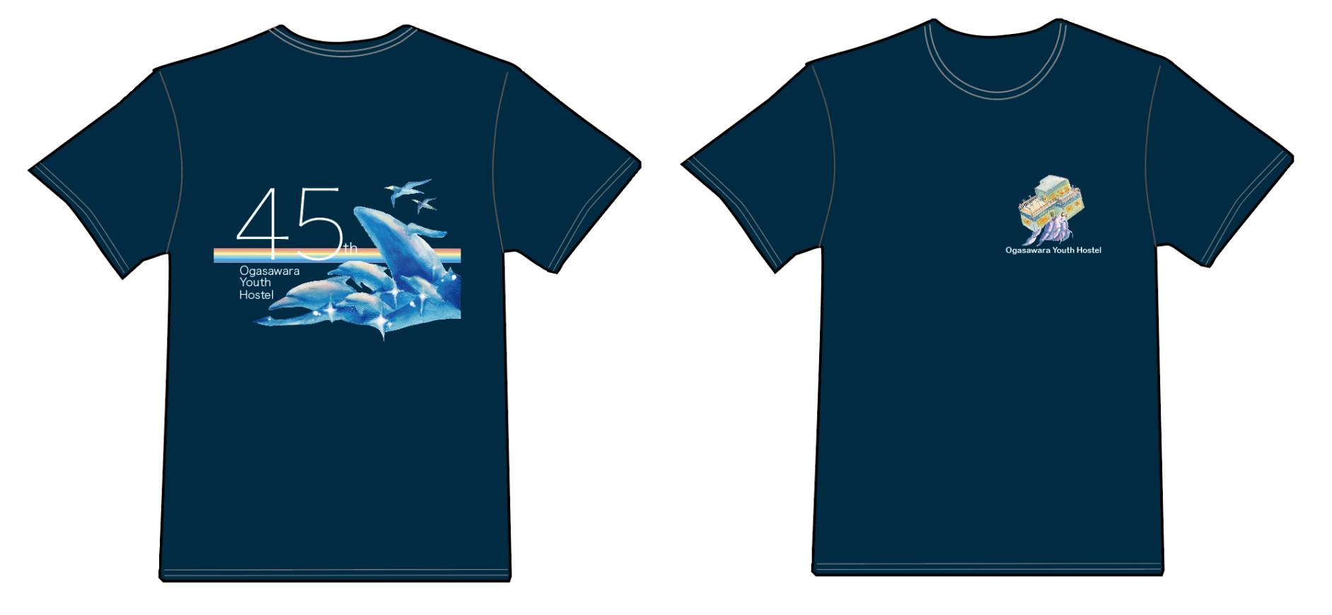 45周年記念Tシャツ 紺